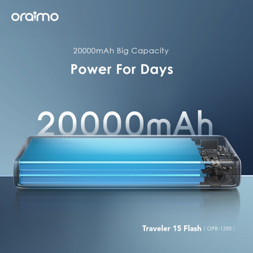 Power Bank OPB-1200 2W Speed Black 1