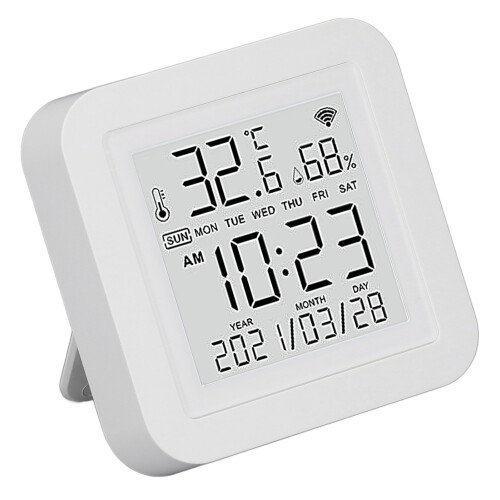 Smart Home Temperature Humidity Sensor 2.4GHZ Wireless Hygrometer LED 1