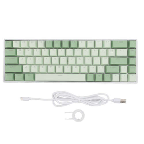 68 Key Mechanical Keyboard Red Switch RGB Wireless 2.4G Type C