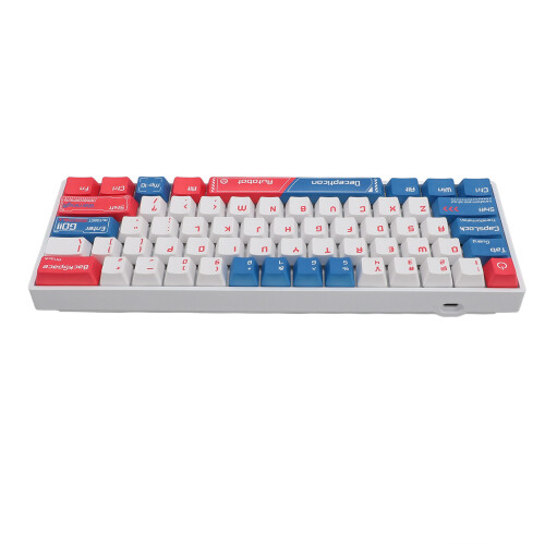 61 Keys Mechanical Gaming Keyboard 2.4G Wireless RGB Red Switch Type C 2