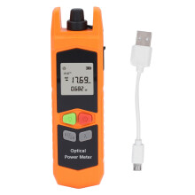 Optical Fiber Power Meter -70 to +6dBm Accuracy Portable LED FC SC