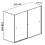 (, ) Office cupboard sliding doors Lona 2-fold 3