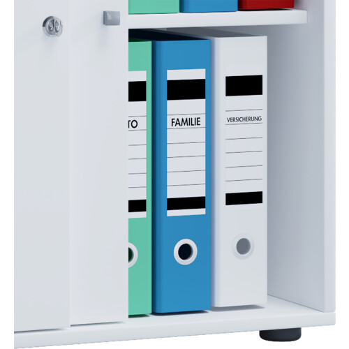 Office cupboard sliding doors Lona 2-fold 1