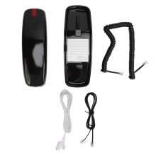 (Pink) Corded Phone Wall Mount Big Button Senior Friendly Black