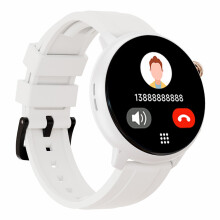 LOKMAT SKY GT Student Phone 4G SIM Music GPS Smart Watch White
