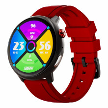 LOKMAT SKY GT Student Phone 4G SIM Music GPS Smart Watch Red