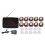 (AU Plug) Wireless Caregiver Call System 10 Waterproof Pagers 1 Display US 1