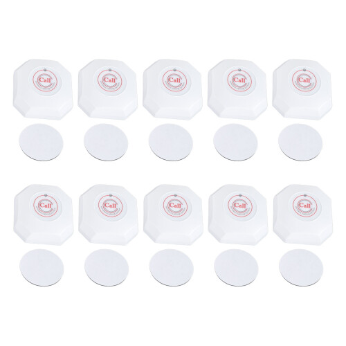10Pcs Wireless Call Button 433.92MHz Waterproof Nurse Call for Hotel