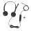 HD Noise Cancelling Binaural Headset USB C to USB 3.5mm 1