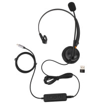 USB C to 3.5mm Noise Cancelling Headset Office Call Center