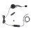 Monaural Headset Noise Cancelling Mic USB C to USB Office Black 1
