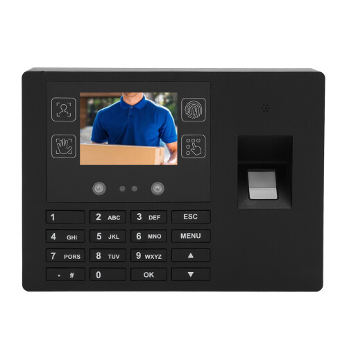 2.8 Inch Biometric Time Clock Face Finger Palm Office 1
