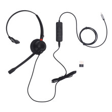 USB C to 3.5mm Headset with Noise Cancelling Mic for PC Laptop