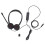 Professional Noise Cancelling Mic Binaural USB C to USB 3.5mm Headset 1