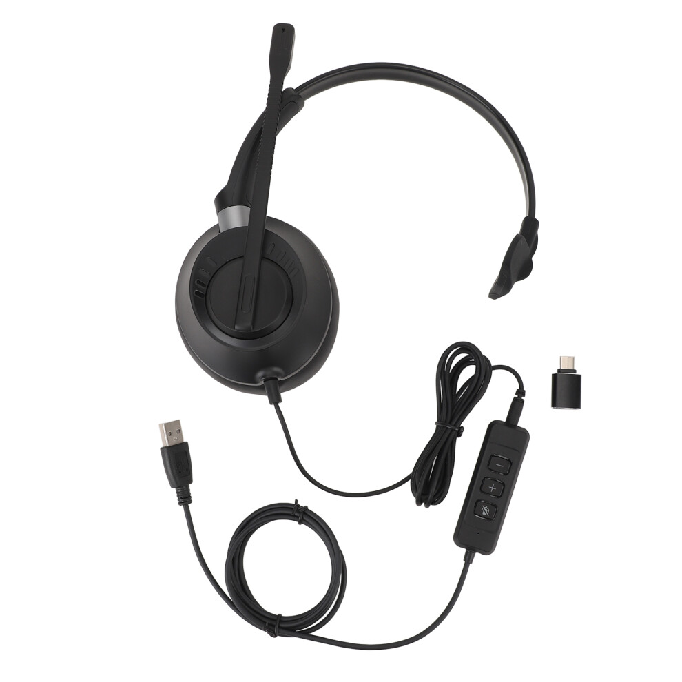 Noise Cancelling USB Call Center Headset with Mic Volume Adjustment-image-OPC-PM29WCR-NEW