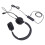 Binaural Headset Noise Cancelling Mic USB C to 3.5mm Black 5