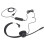 Corded Telephone Headset Noise Cancelling USB C Adapter Black 5