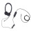Binaural Headset USB C to 3.5mm Noise Cancelling Black 3
