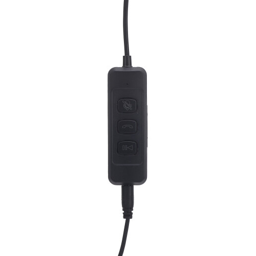 Telephone Headset Noise Cancelling Mic USB C to 3.5mm Black 2