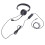 Single Ear Headset USB C to USB 3.5mm PC Laptop 3