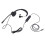 Call Center Headset Noise Canceling Single Ear USB C to USB Black 4