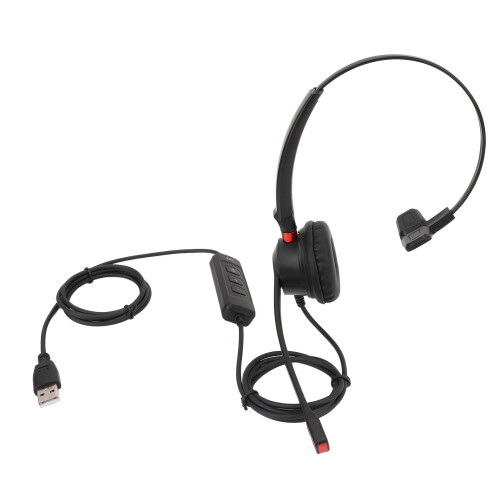 Noise Canceling Monaural Headset PC Phone Office Call Center 1