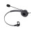 USB Noise Cancelling Headset Black Single Ear for PC Laptop Tablet 4
