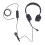 Binaural Headset Noise Cancelling Mic USB C to 3.5mm Black 2
