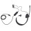 Corded Telephone Headset Noise Cancelling USB C Adapter Black 3