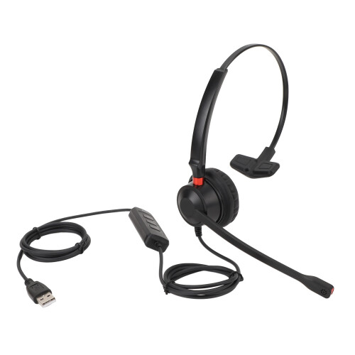 Noise Canceling Monaural Headset PC Phone Office Call Center 2