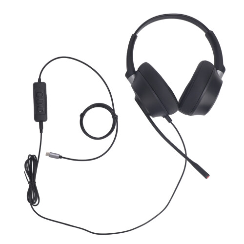 USB C to USB Adapter Headset Noise Cancelling for Call Center 1