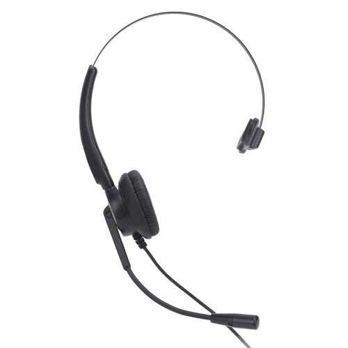 USB Monaural Headset USB C 3.5mm Connector for PC Laptop Tablet 2