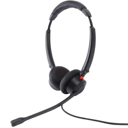 Professional Noise Cancelling Mic Binaural USB C to USB 3.5mm Headset 2