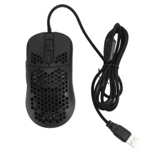 (White) Wired Gaming Mouse X600 6 Buttons 8000 DPI RGB Ergonomic Black