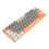 63 Keys Mechanical Gaming Keyboard Red Switch RGB Backlit Compact 4