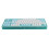 87 Keys Wired Mechanical Gaming Keyboard Blue Switch USB RGB Lights 3
