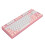 Mechanical Gaming Keyboard 87 Keys Red Switch PBT White Backlight 2