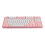 Mechanical Gaming Keyboard 87 Keys Red Switch PBT White Backlight 3