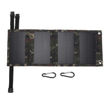 (Camo Color) 10W Foldable Solar Panel USB Charger Phone Laptop Camping
