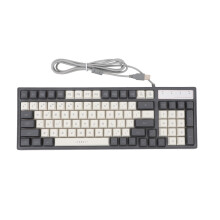 96 Keys RGB Gaming Keyboard Ergonomic Adjustable Light PC Wired