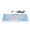 Wired RGB Keyboard 62 Key White Blue Gaming Mechanical Keyboard 1
