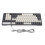 96 Keys RGB Gaming Keyboard Ergonomic Adjustable Light PC Wired 5