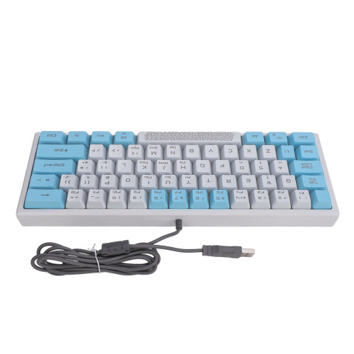 Wired RGB Keyboard 62 Key White Blue Gaming Mechanical Keyboard 2