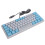 Wired RGB Keyboard 62 Key White Blue Gaming Mechanical Keyboard 5