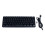 (White) 61 Keys Gaming Keyboard 2.4G Bluetooth 3 Modes RGB Backlit Black 1