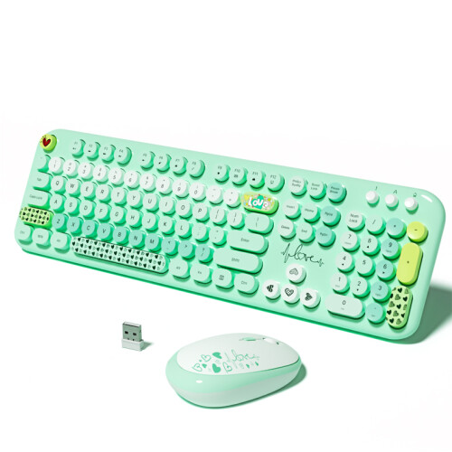 MOFII Wireless Keyboard Mouse Set 104 Keys USB Office Laptop Desktop