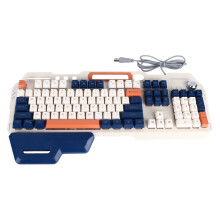 104 Keys Mechanical Gaming Keyboard Metal USB Wired RGB Backlit