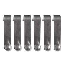 6Pcs Metal Kayak Paddles Spring Clip Tent Poles Push Button Clip