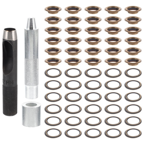 1 Box Air Eye Button Set Kupfer Zubehör