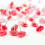 100Pcs Decorative Heart Shaped Plastic Push Pins for Cork Board Use 6